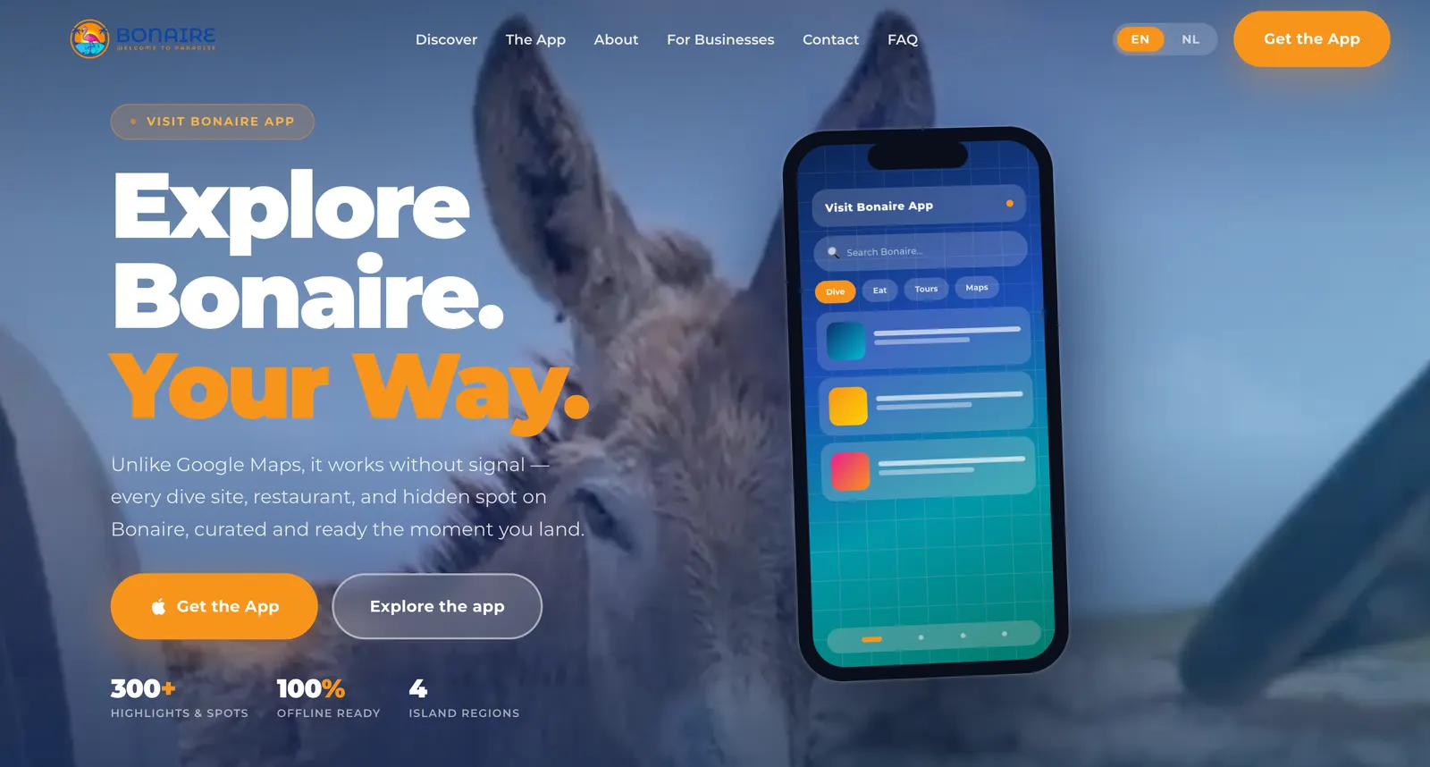 Visit Bonaire website